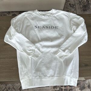 Seaside Style Sweatshirt - White / Navy